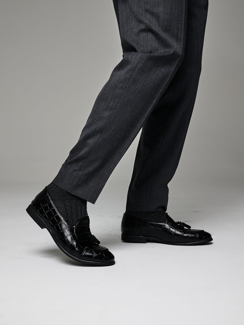 St. Michael Ribbed Business Socks (Grey, Navy, Black - 3 pairs)